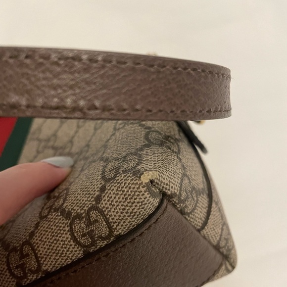 Gucci Ophidia GG leather crossbody bag - Picture 7 of 15